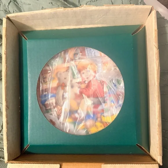 1984 Carol Lawson “Little Doctor” Collector Plate Franklin Porcelain In Box 8” - Picture 9 of 10